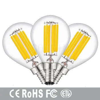 

1pcs Super Bright Retro LED Filament Light lamp E27 E14 E40 6W 9W 18W 24W 110V / 220V G45 A60 Clear