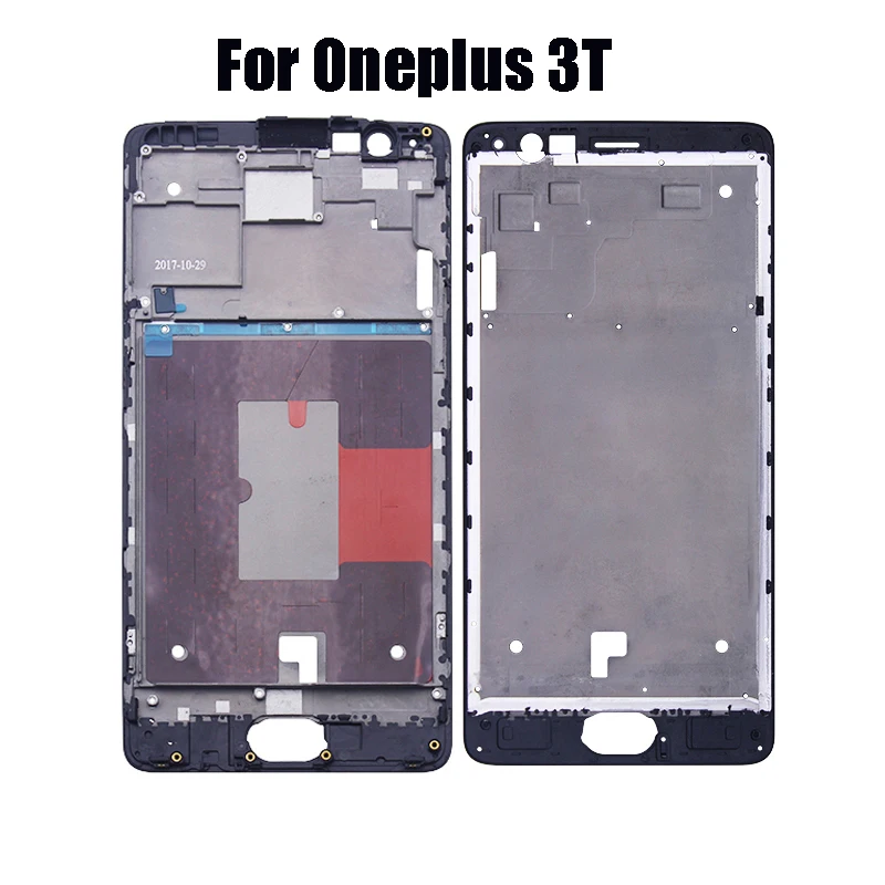 Средняя рамка пластина ЖК-Корпус Крышка для Oneplus 1+ A0001 A3000 A3003 A3010 A5000 A5010 Ремонт для One Plus 3 3T 5T