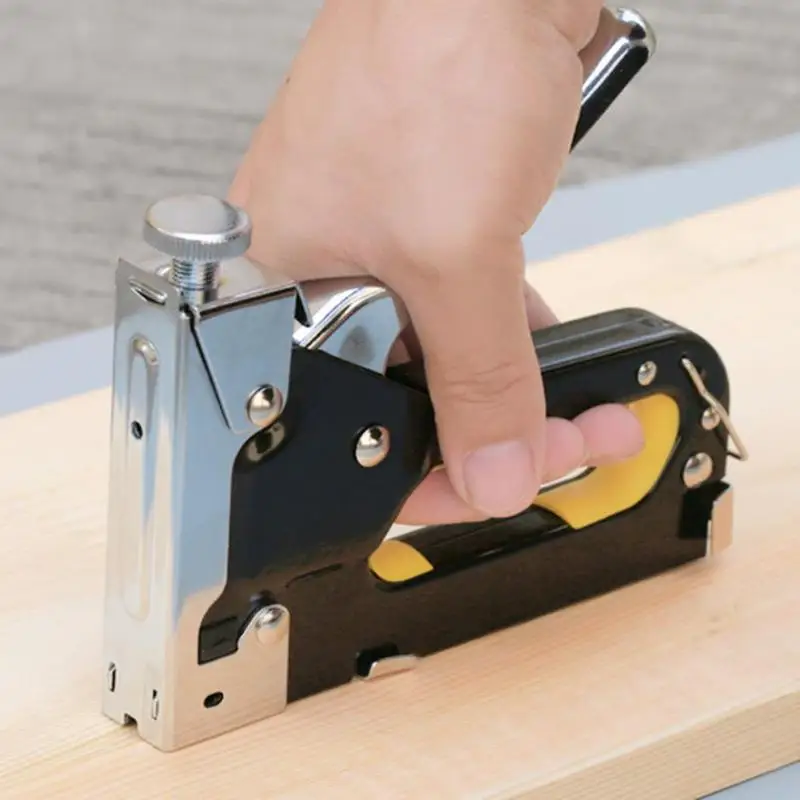 

Multitool Nail Staple Gun Stapler for Wood Furniture Door Heavy Duty Rapid Upholstery Hand Tool with 800 Nails