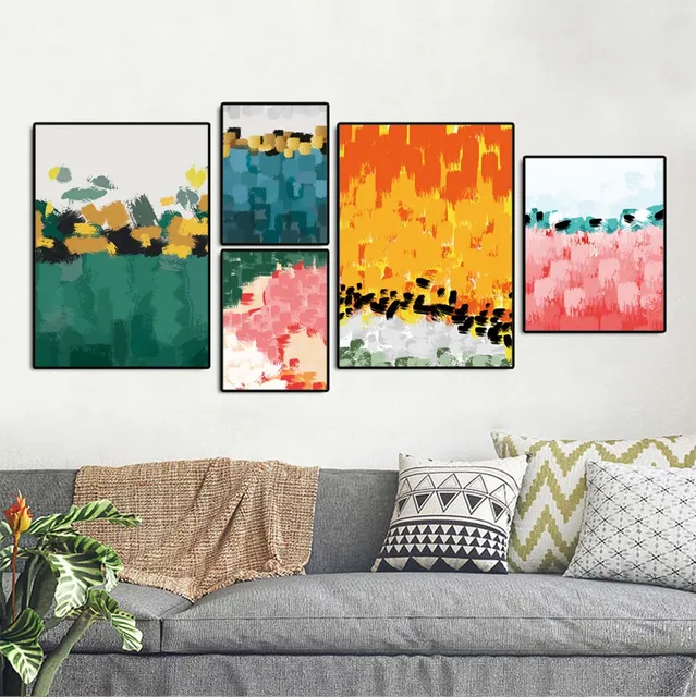wall art canvas posters prints nordic paintings picture for living