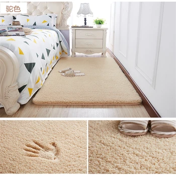 

Modern Simple Bedroom Floor Carpet Comfortable Foot Pad Mat Thickened Living Room Non-slip Mats Doormat Decor Area Rug Bath Mats