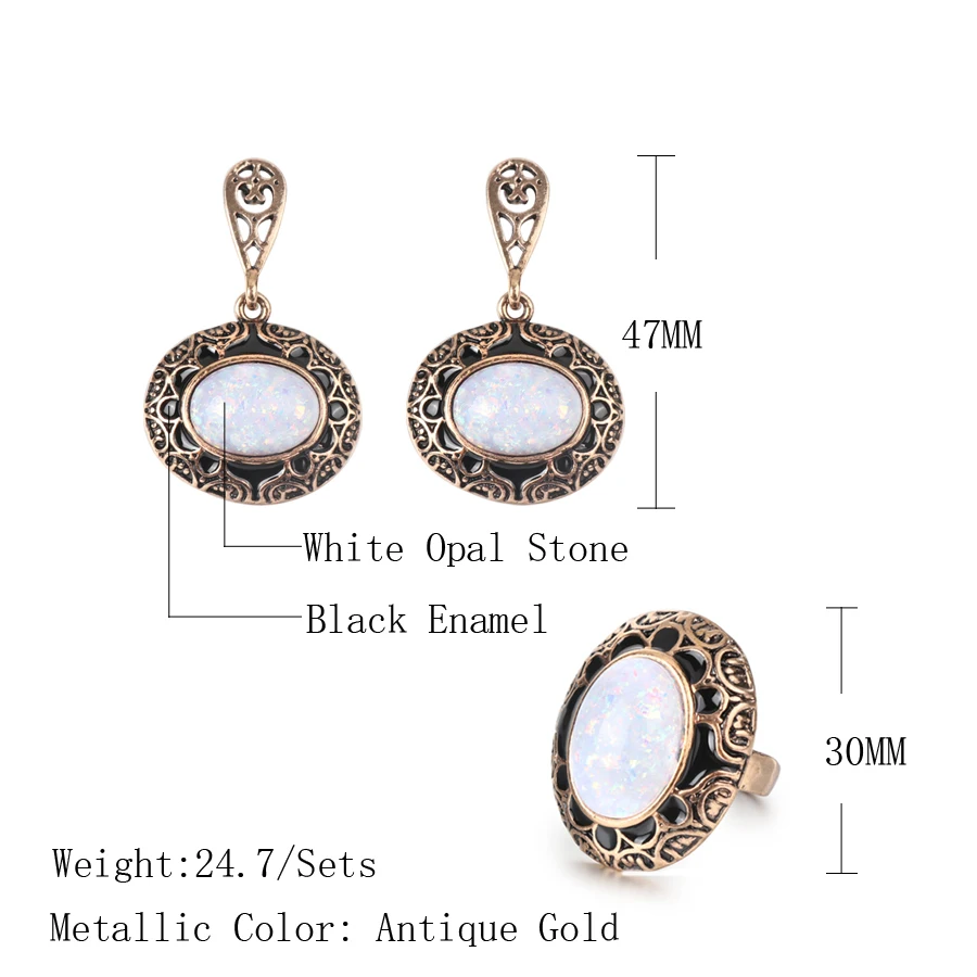 Kinel-Hot-Vintage-Opal-Stone-Earrings-And-Rings-Fashion-Jewelry-Set-For-Women-Black-Enamel-Antique (1)