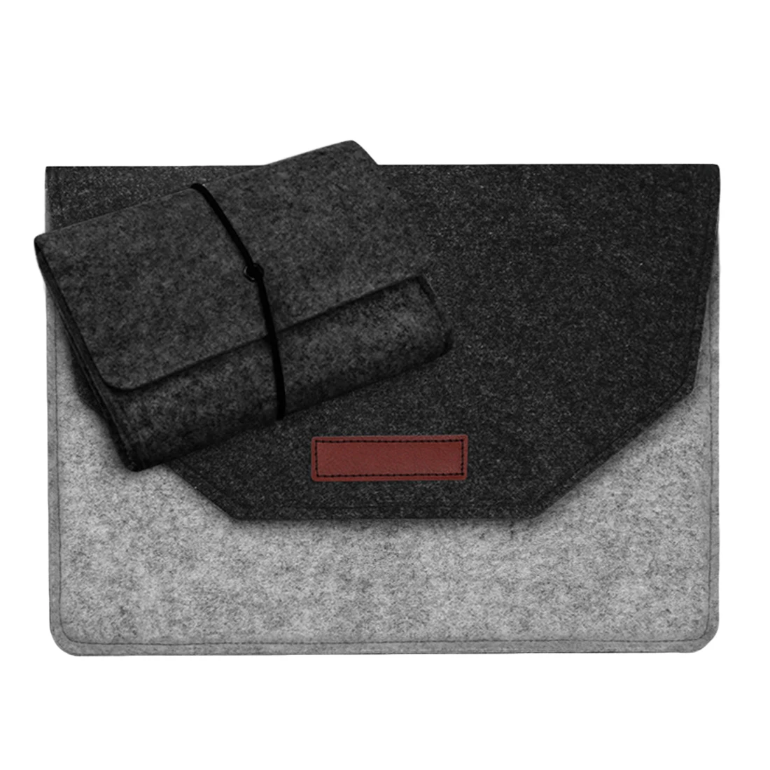 Универсальный чехол унисекс для ноутбука в деловом стиле 11, 13, 15 дюймов, анти-сейсмический клатч, сумка для ноутбука для планшета, ноутбука - Цвет: Black and Grey