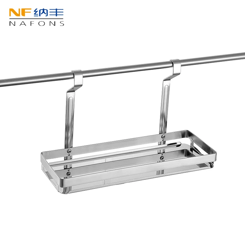 معدن قوي الأسود رف مطبخ 304 الفولاذ المقاوم للصدأ المطبخ قلادة التوابل رف الجدار شنقا حامل سكاكين تخزين حامل معدن قوي الأسود رف مطبخ 304 الفولاذ المقاوم للصدأ المطبخ قلادة التوابل رف الجدار شنقا حامل سكاكين تخزين حامل