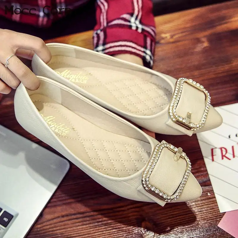 Dames Mode noir Plat Femmes Glissement En Taille Appartements Plus Casual 43 La Cuir Chaussures rouge 42 Femme blanc Cristal Sur Ballet Mocassins Beige w7xqdYPqR