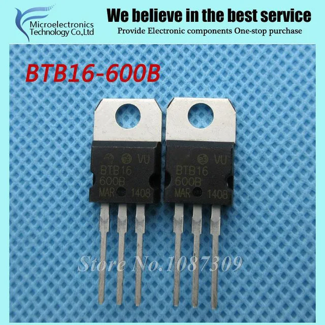 5 Pezzi BTB16-700SW BTB16-700BW - Triac TO-220, 700V, Per Elettronica E Riparazioni - Foto 4