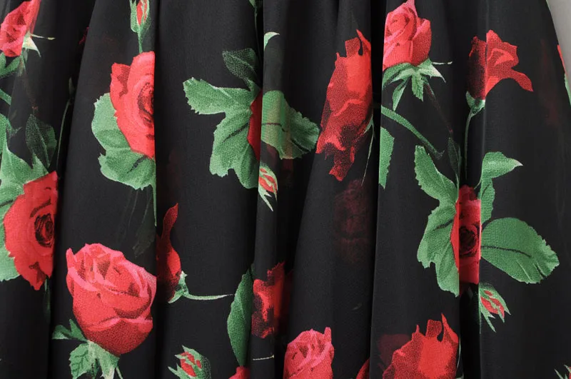 Новая женская летняя мини юбка Jupe Femme Цветочная плиссированная юбка Boho пляжная шифоновая юбка с высокой талией женские короткие сексуальные юбки C5346