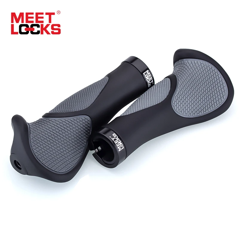 Bike Grips Handlebar Grip Cycling Durable Anti slip Rubber Bike End Bar
