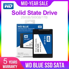 Western Digital Blue 250 ГБ/500 Гб/1 ТБ WD 3D NAND Внутренний твердотельный накопитель SSD жесткий диск SATA 3,0 6 ГБ/сек. 2,5 »для ПК компьютер