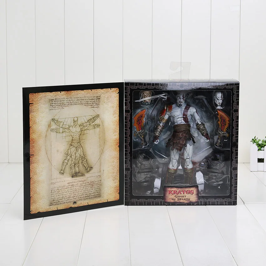 NECA God of War Kratos God of War 4 игровая фигурка статуя Подарочная игрушка для детей Brinquedos figuals - Цвет: iron fist in box