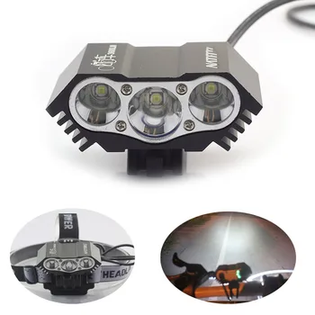 

Powerful T6 led Headlamp Frontal LED Head Lamp Flashlight Torch Headlight Usb Power Bike Light Bicycle Riding lamps for cycling