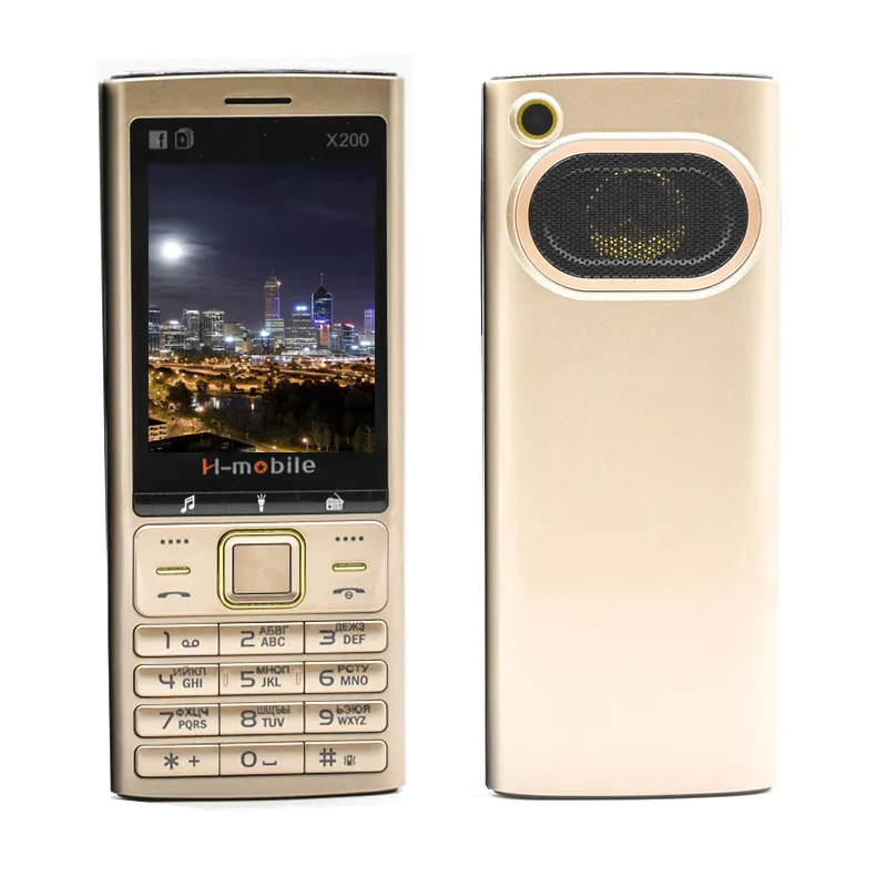 

Three sim phone Russian keyboard key 2.8" screen gsm phones mobile phone cheap Phone china Cell Phones original H-mobile X200