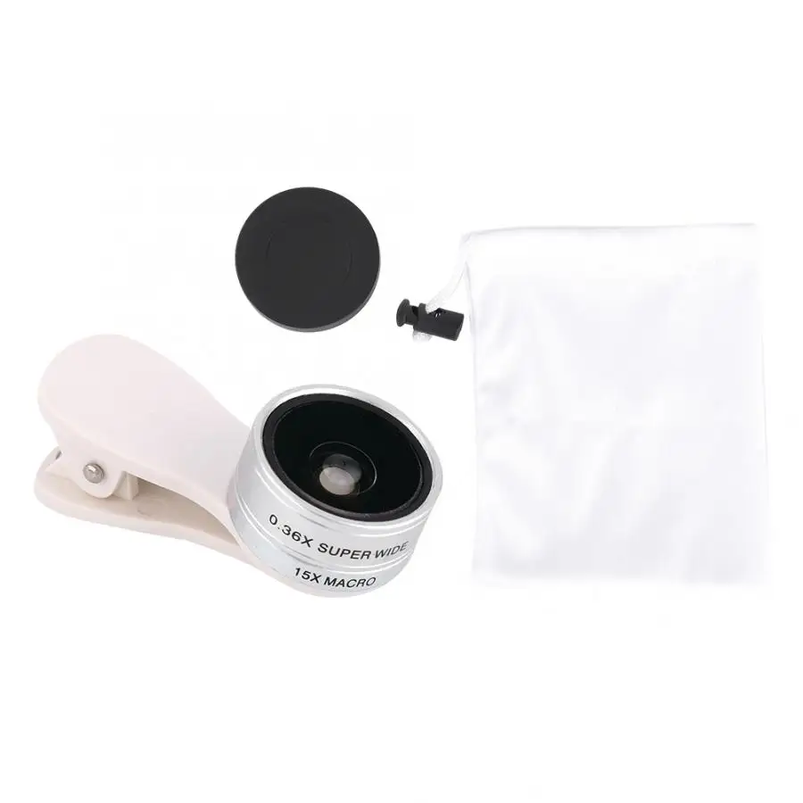 2 в 1 мобильный телефон широкоугольный 15X макро объектив для смартфона крупным