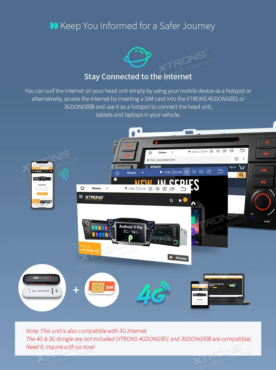 Discount XTRONS PX6 Android 9.0 64G Car Stereo DVD Radio Player GPS for BMW E46 Sedan 1998-2000 2001 2002 2003 2004 2005 For Rover For MG 18