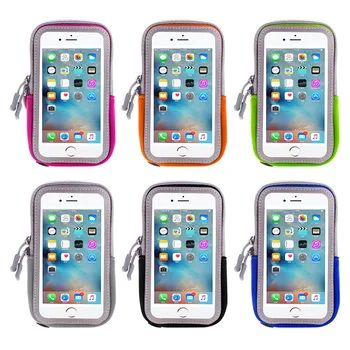

Phander Universal Cell Phone Arm Band Case Holder Zipper Bag Outdoor Sport Running Riding Gym Touchable Phone Holder Armband