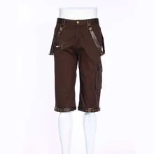 Модные кофейные шорты с кожаные мужские ремни летние горячие продажи рабочие шорты военная одежда до колен шорты