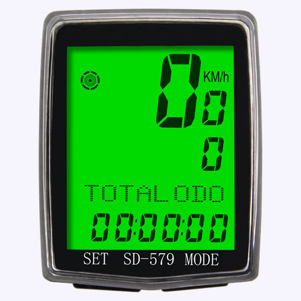 

MrY Waterproof Bicycle Computer Wireless Bike Cycling Odometer Rainproof Stopwatch Speedometer Watch LED Digital Rate