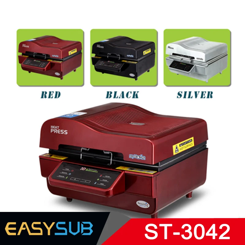 

ST-3042 3D Sublimation Printer 3D Vacuum Heat Press Transfer Machine Printing for Phone Cases Mugs Plates Glasses