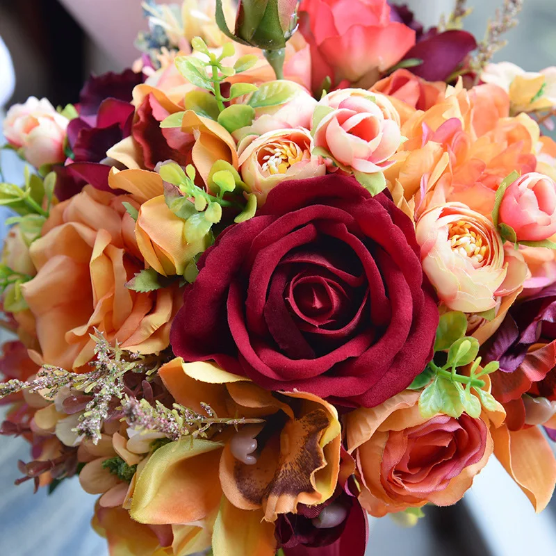 Luxury Wedding Bouquets Flower Rose Flower Bridal Bouquet mariage