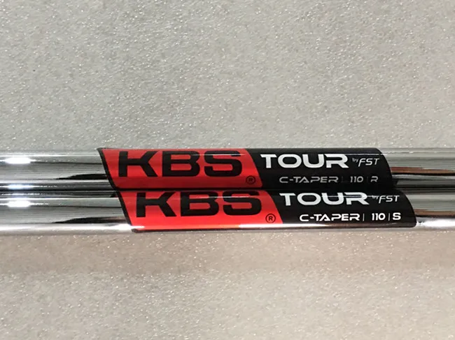 

10PCS KBS Tour C-Taper 110 Steel Shaft 0.370 Tip Size Golf Steel Shaft R/S Flex for Golf Irons Wedges Free Shipping