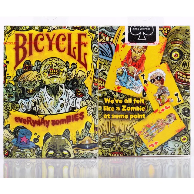 Best Offers Bicycle Everyday Zombie Playing Cards  88*63mm Paper Cards Magic Poker Card Magic Trick Collection Card