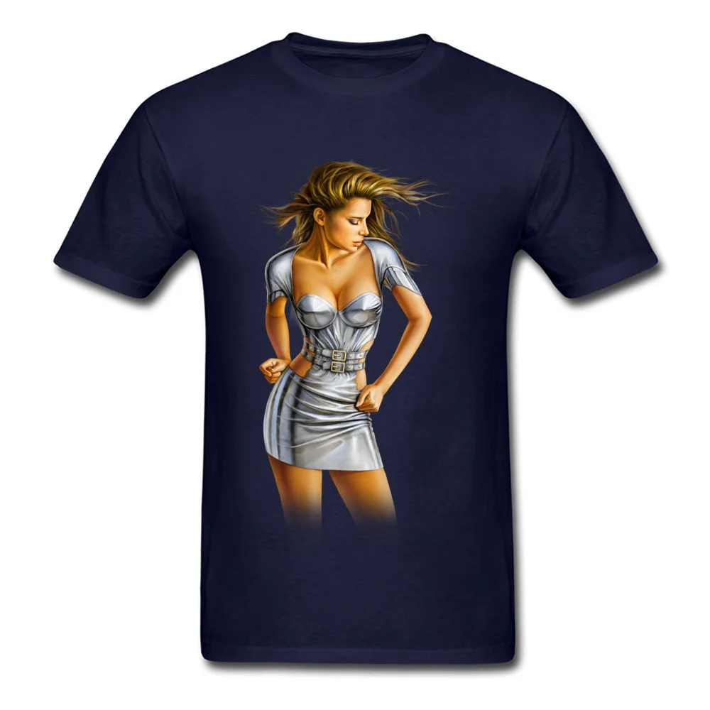 Sensual Lady 315 Personalized Father Day 100% Cotton Round Collar Men Tops & Tees Tops Shirts 2018 Fashion Short Sleeve T-Shirt Sensual Lady 315 navy