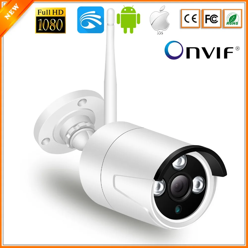

BESDER Yoosee IP Camera WiFi Full HD 1080P Wireless SD Card Slot Security Camera Metal Bullet Outdoor Night Vision CCTV Cameras