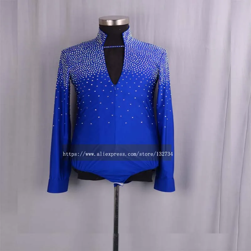 

Royalbule New Arrival pf 2019Ballroom Dancing Man Ballroom Dance Tops Men Ballroom Shirts Latin/Tango/Rumba Dancewear Shirt Top