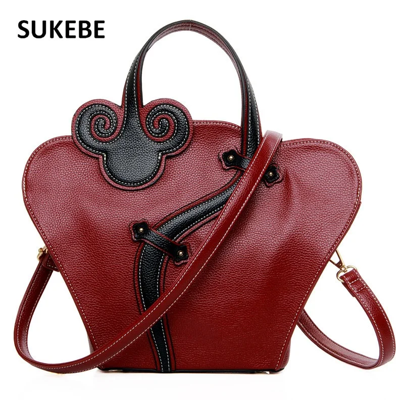 Chinese Style font b Women b font font b Bag b font Leather font b Women