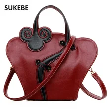 Estilo chino de Las Mujeres de Cuero Bolsa de Mensajero de Las Mujeres Bolsos de Lujo Mujeres de Los Bolsos del Diseñador Mujeres de Hombro Bolso Bolsa Feminina