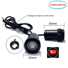 Car Decorative Accessories Case for Daihatsu 12v-24v Welcome Door Light 3D Laser Light Ghost Shadow Light Car LED logo projector