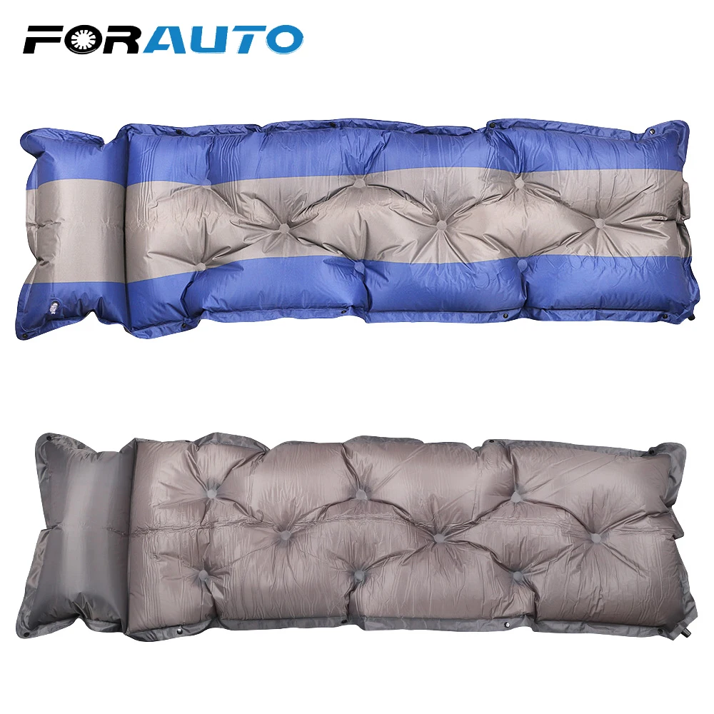 

Portable Car Inflatable Mattress Moisture-proof Car Air Travel Bed With Pillow Automatic Inflatable Air Pad Bed Seat Cover