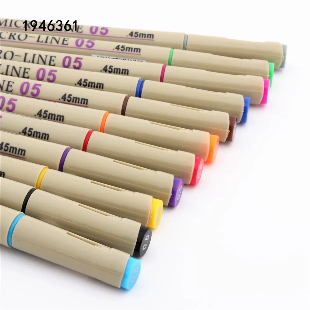 High-Quality Multicolor Fine Line Ink Pens