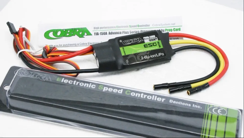 

100% original the COBRA 60A ESC WITH 6A SWITCHING BEC for DIY drone FPV quadcopter/multirotor