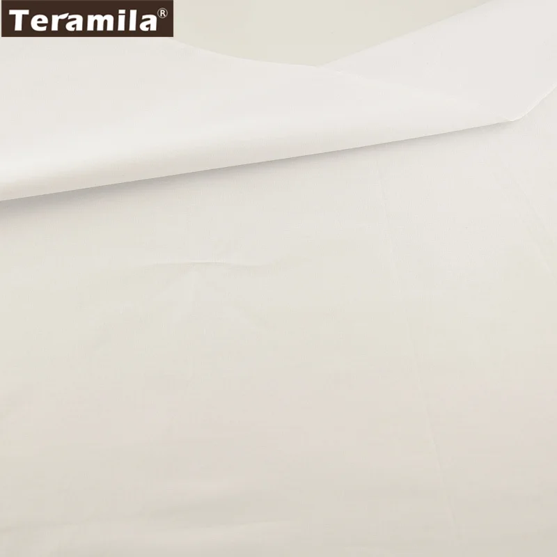 

Classical Solid White Color Designs Home Textile Material Bed Sheet Tissue Patchwork 100% Cotton Fabric Twill Fat Quarter