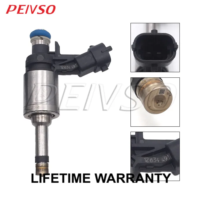 PEIVSO 1pcs 12634491 0261500131 Fuel Injector For BUICK&CHEVROLET ENCLAVE / TRAVERSE 3.6L V6 2012-2017