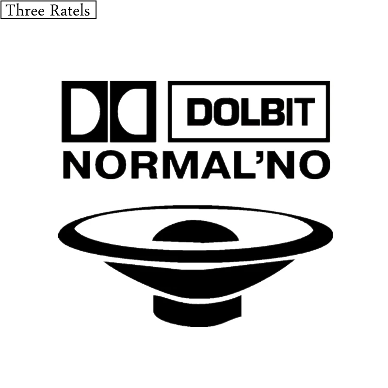 

Three Ratels TZ-171 15*13.45cm 1-5 pieces DOLBIT NORMAL'NO vinyl car sticker car stickers