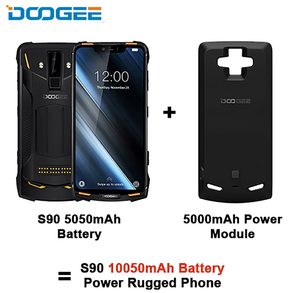 DOOGEE S90 Смартфон батарея модуль прочный мобильный телефон GSM/WCDMA/LTE 6 18 дюймов IP68/IP69K