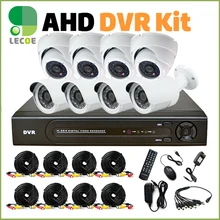 full 1080P 2.0MP 8CH 1080P surveillance System AHD DVR KIT CCTV video recorder home security system