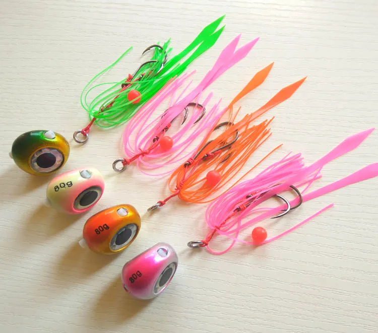 4 unids 100g/135g/80g/60g/40g Pesca Slider Snapper/Sea bream Jig head con falda plomo jig señuelo envío gratis 4 unids 100g/135g/80g/60g/40g Pesca Slider Snapper/Sea bream Jig head con falda plomo jig señuelo envío gratis