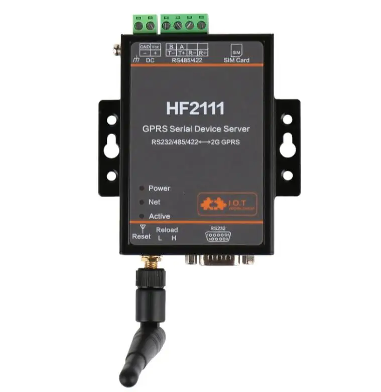 HF2111 последовательный порт RJ45 RS232 485 422 GPRS Поддержка сервера Modbus|Автоматизация