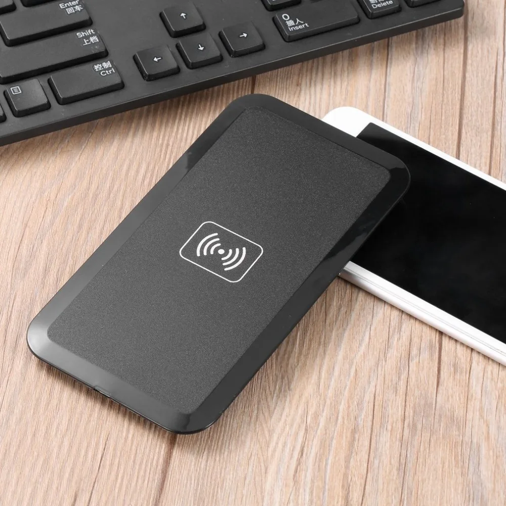 Портативное беспроводное зарядное устройство Qi для samsung Galaxy S8 S7 S6 edge, беспроводная зарядная подставка для iPhone X 8 Plus Nokia Lumia 1520 930 920