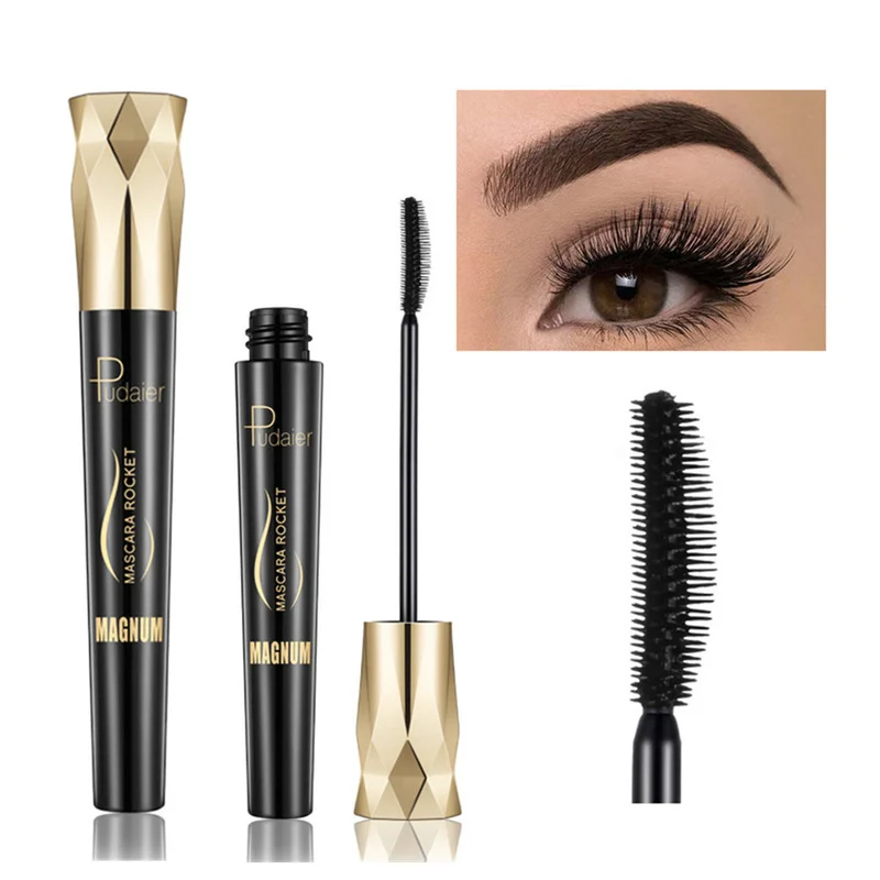 

1pcs Diamond Eye Lash Mascara 4d Silk Fiber Waterproof Mascara Eyelash Extension Makeup Cosmetic Curling Lengthening Lashes