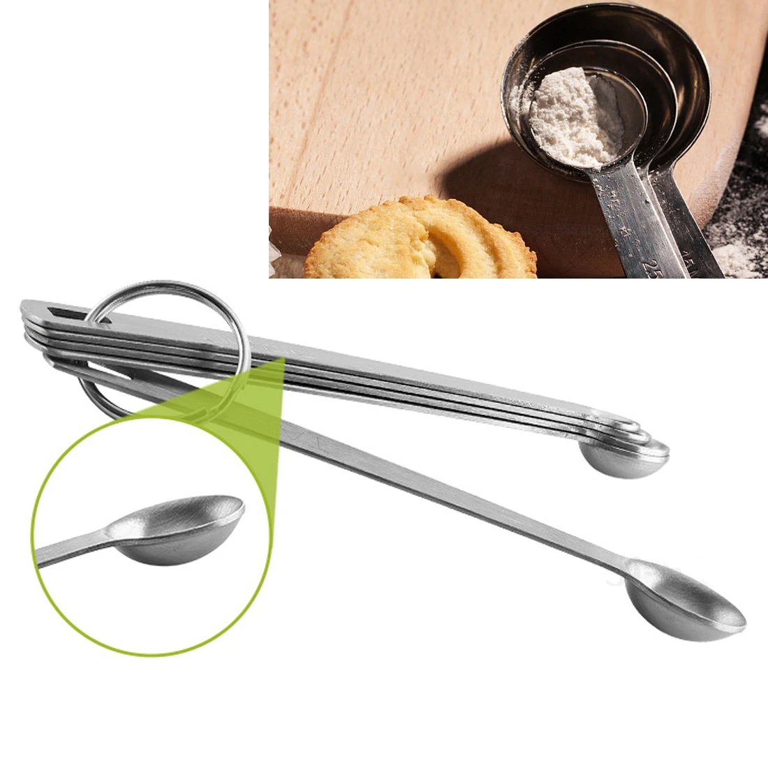 Мини 5 шт./компл. прочные аксессуары для посуды соус домашний мерный ложка кухонный инструмент