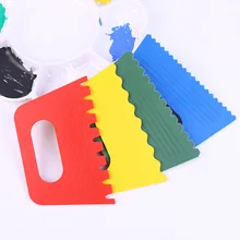 Детские Картины Сделай Сам инструменты 4 шт./компл. набор скребков для рисования Детские художественные принадлежности Инструменты Детские краски скребков набор школьных принадлежностей