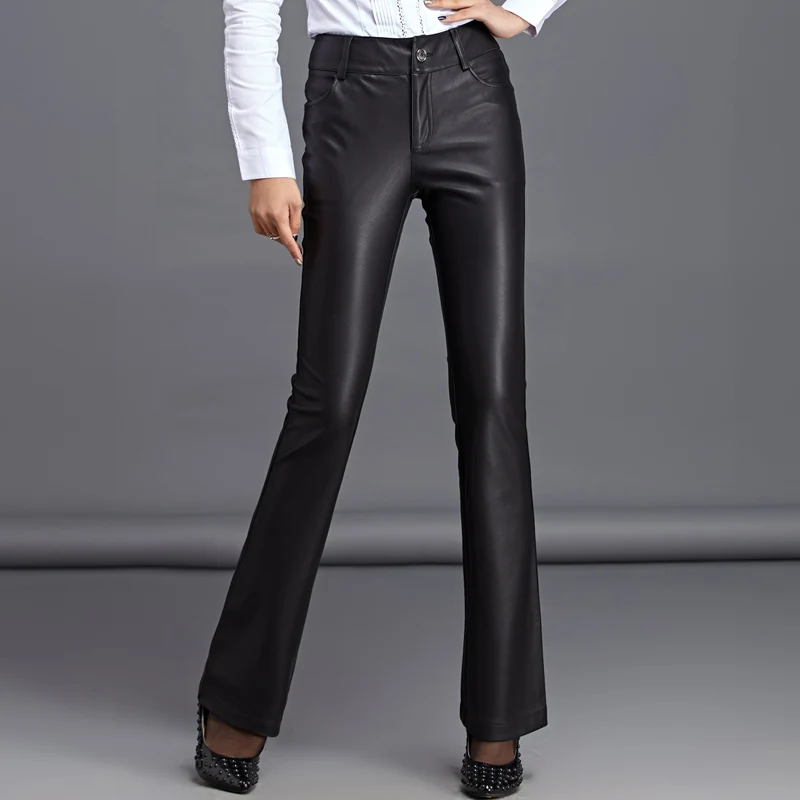 diesel leather trousers womens