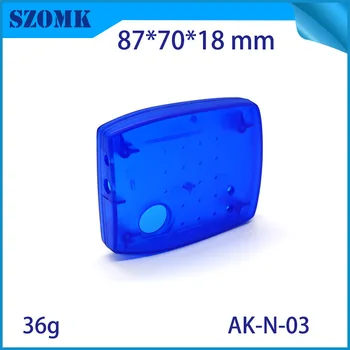 

10 pcs, 87*70*18mm humidity sensor indicator controller shell instrument box plastic enclosure electronics project pcb box