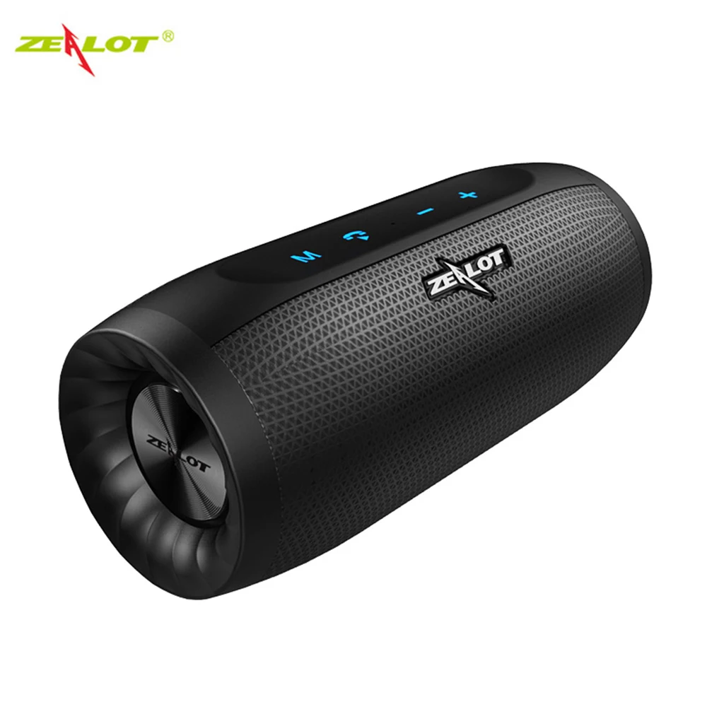 

ZEALOT Bluetooth Speakers Portable Wireless Column Subwoofer Soundbar Stereo Heavy Bass Shower Handsfree Speaker For computer