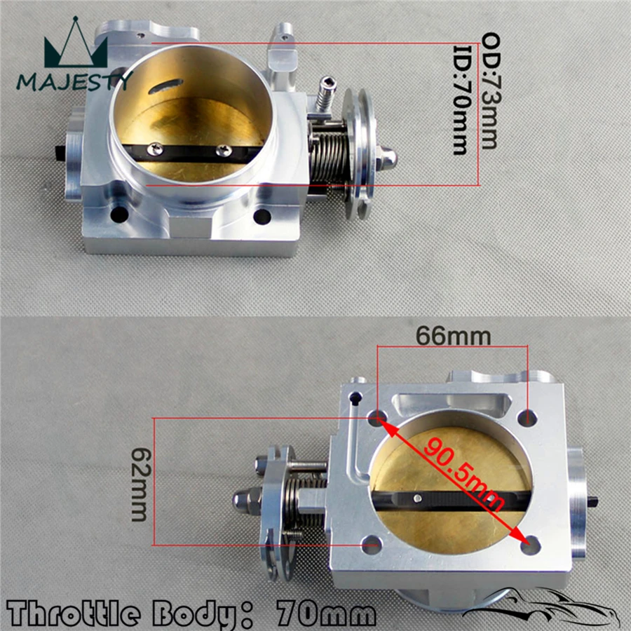 70 мм дроссельной заслонки для GDB WRX версия 7 8 EJ20 TURBO 2001-2005