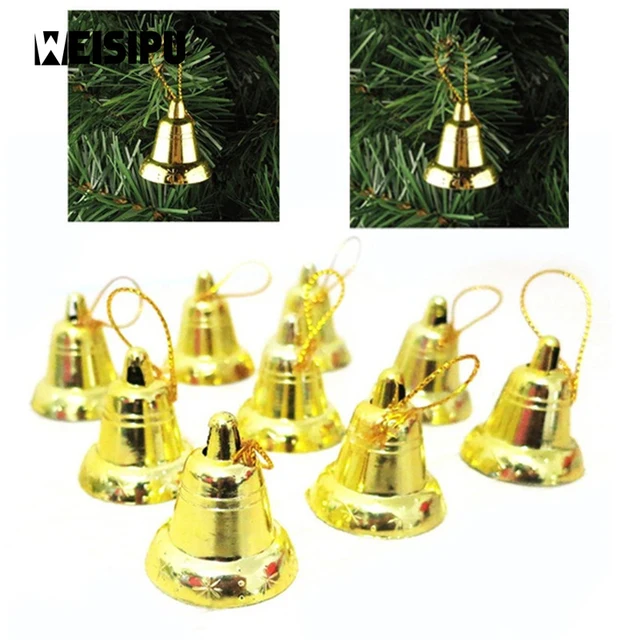 Weisipu 6pcs Lot Jingle Bells Xmas Tree Wedding Christmas Weisipu 6pcs Lot Jingle Bells Xmas Tree Wedding Christmas Pendant Party Ornament